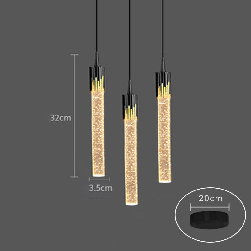 SkandiShop Modern Luxury Crystal Pendant Lamp